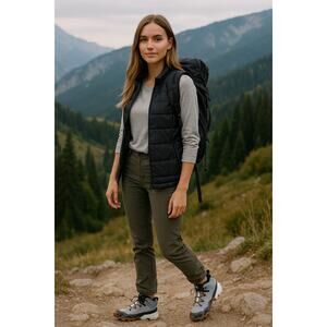 Salomon cross Hike Mid Gore-Tex Blue Hiking Shoes size 6.5